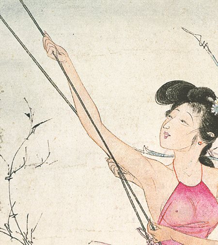 宜兴-胡也佛的仕女画和最知名的金瓶梅秘戏图